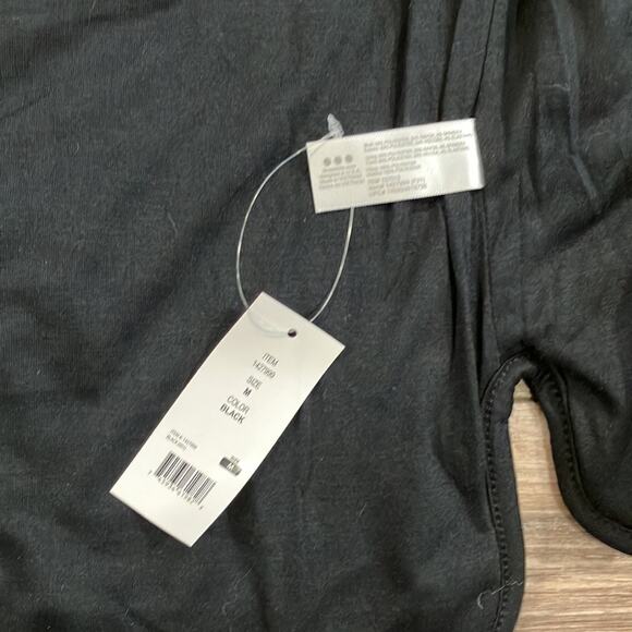 NWT THREE DOTS Black Quilted Chevron SUPER SOFT Jacket M - Picture 9 of 10